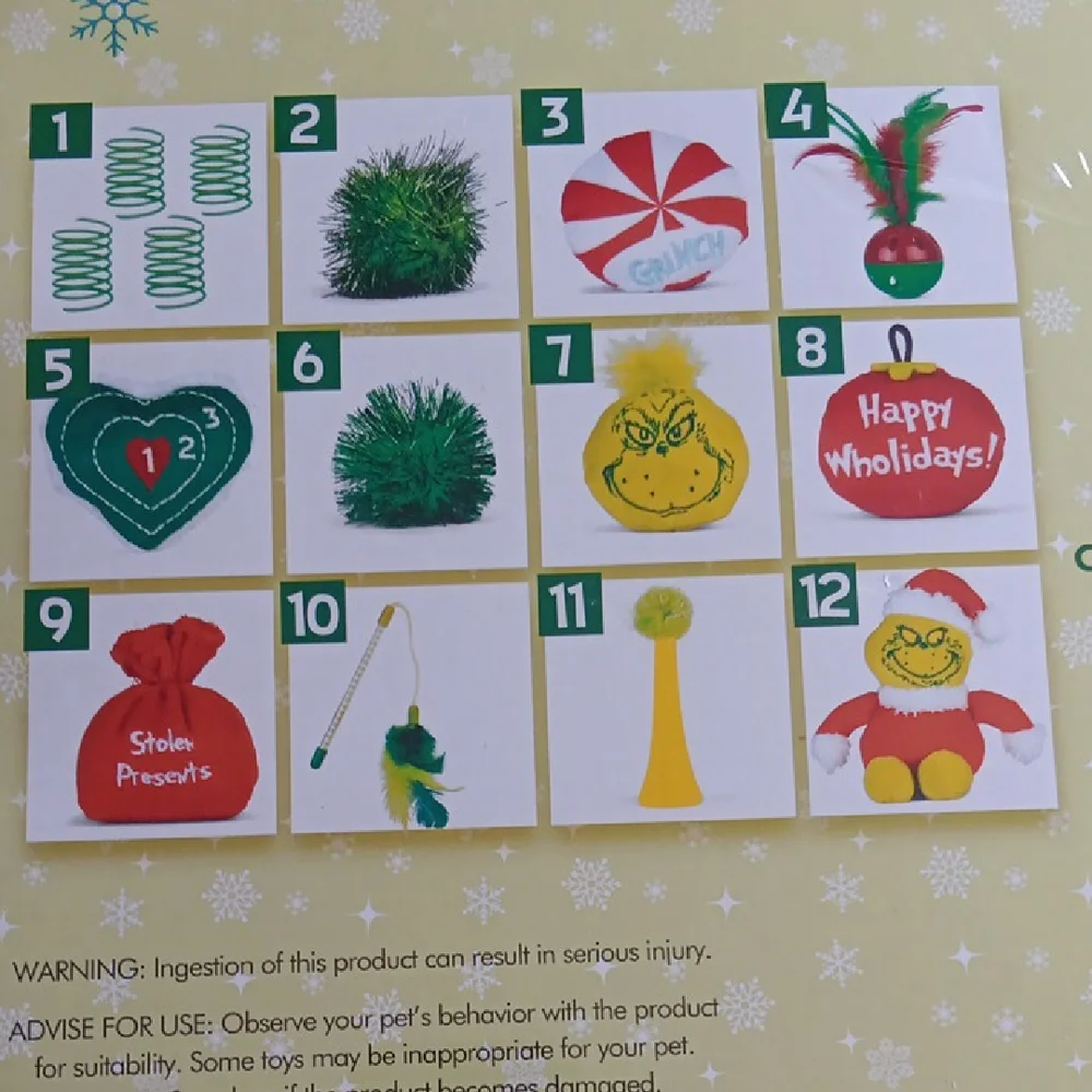 The Grinch Advent Calendar for Cats